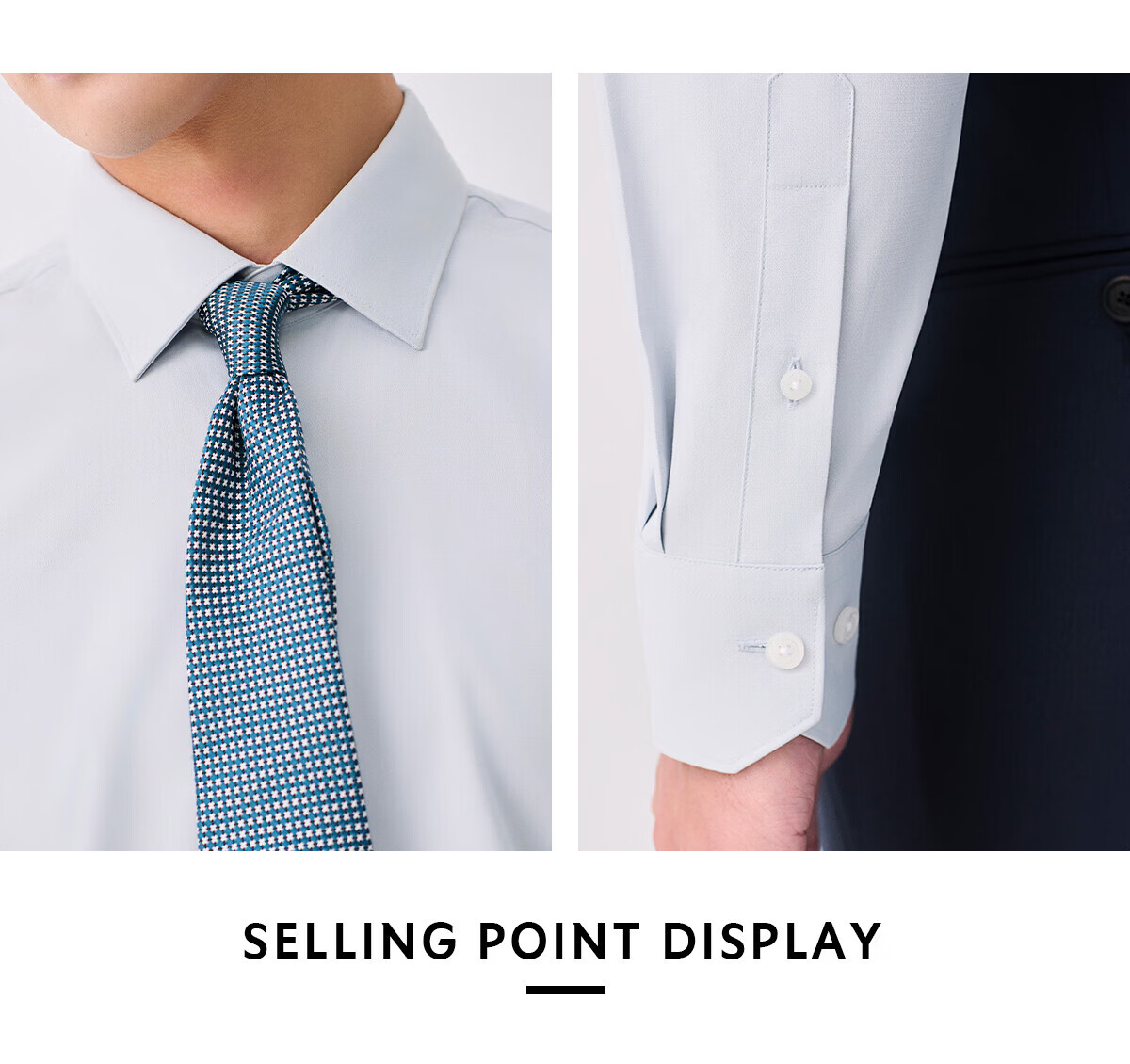 Baoxiniao Men's Cooling Long Sleeve Shirt Business Formal Wear KEBCA1103HU111 8